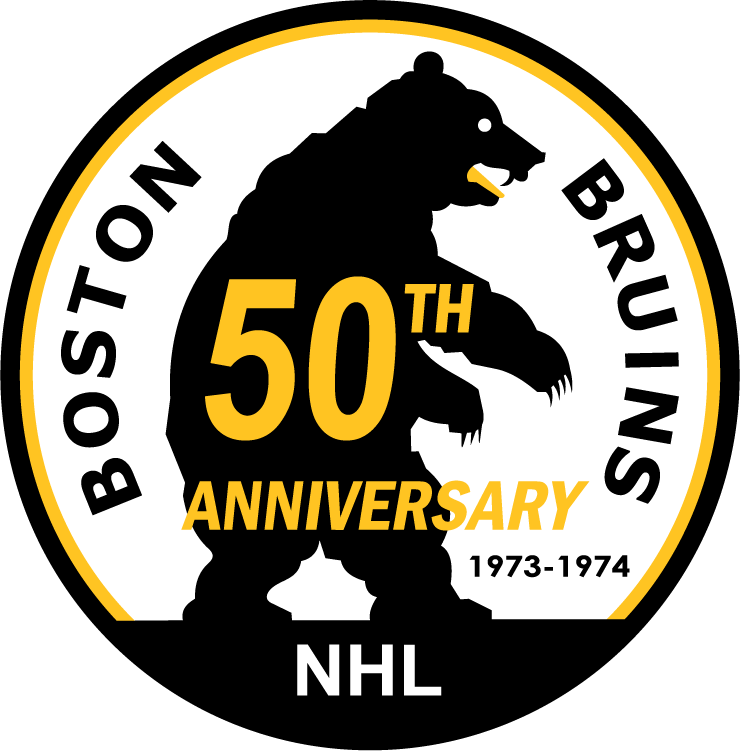 Boston Bruins 1973 74 Anniversary Logo iron on paper